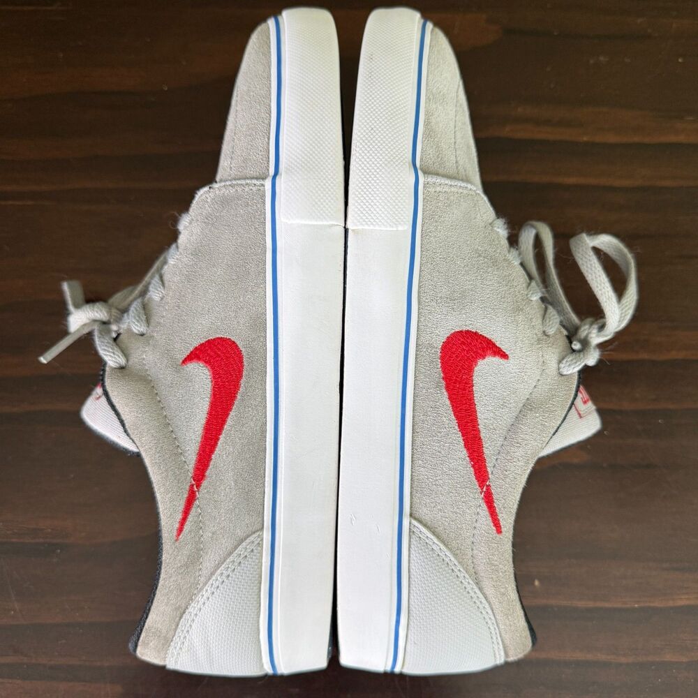 Nike Satire Armory Slate Suede SB Shoes Youth Boys Size 6 Gray Women 7.5 - Picture 7 of 12